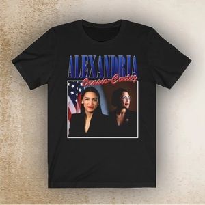 Alexandria Ocasio-Cortez 90s-inspired Graphic T-shirt